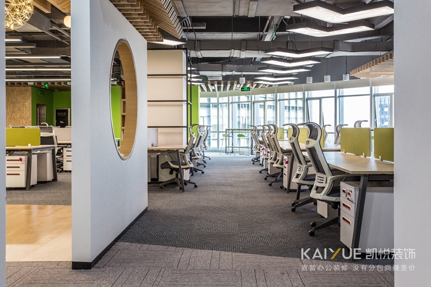 办公室装修实景图片