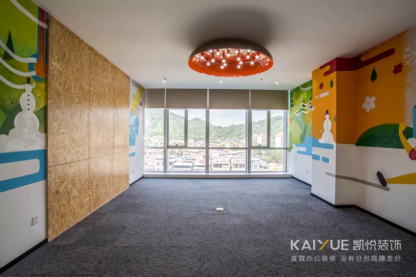 办公室装修实景图片