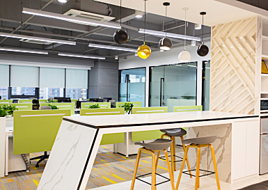 贝斯通佛山350平办公室装修实景图