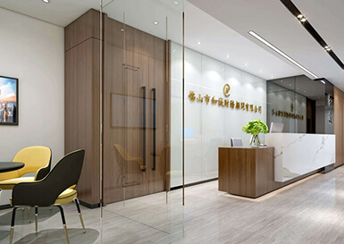 和诚财务办公室装修设计工程