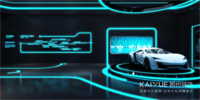 小马智行展厅装修设计