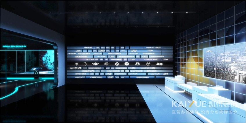 小马智行展厅装修设计