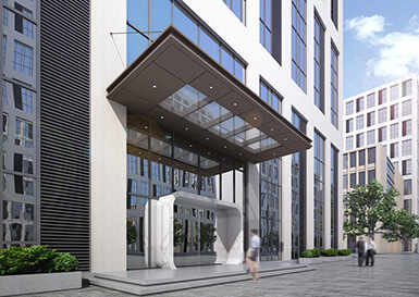 保瑞医疗展厅设计装修