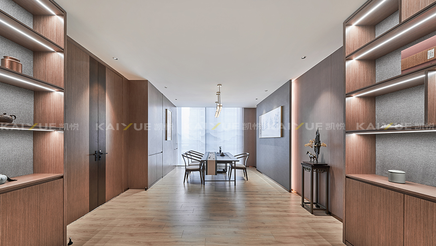 茶室装修完工实景 茶室装修完工实景