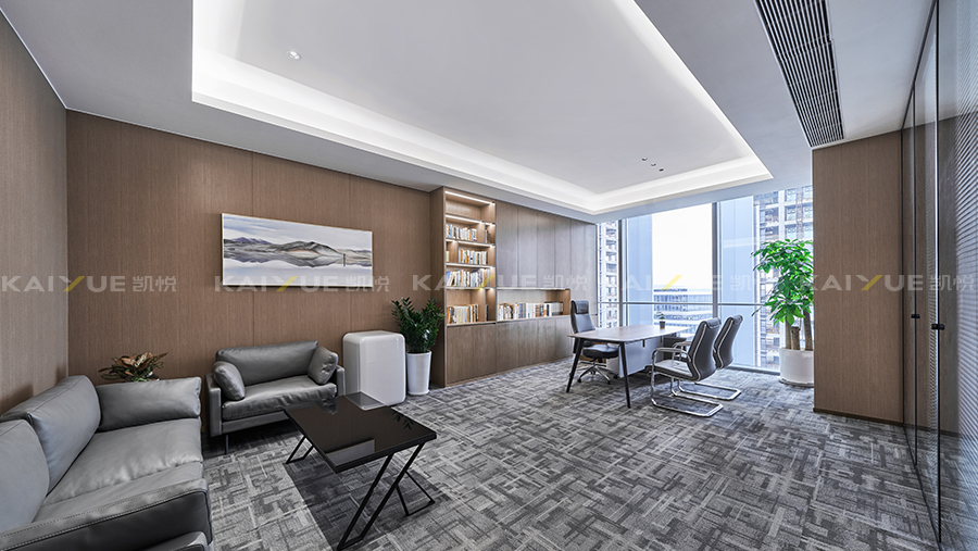 经理室装修完工实景 经理室装修完工实景
