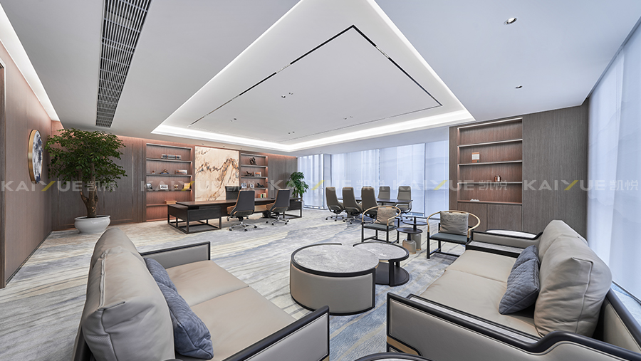经理室装修完工实景 经理室装修完工实景