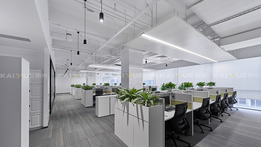 办公区装修完工实景 办公区装修完工实景